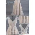 2017 Custom Made Lace V-Neck vestido de noiva vestido de noiva mais recente